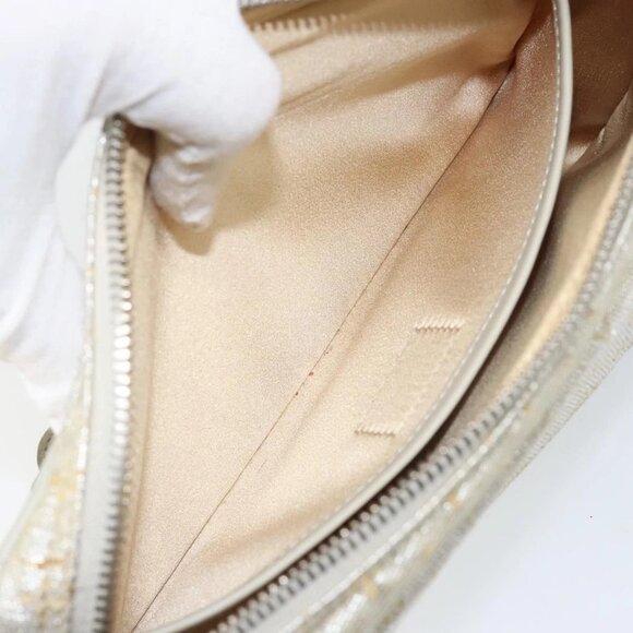 LOUIS VUITTON Monogram Shine McKenna Shoulder Bag Gold M92363 LV Auth hk3048 - Picture 13 of 16